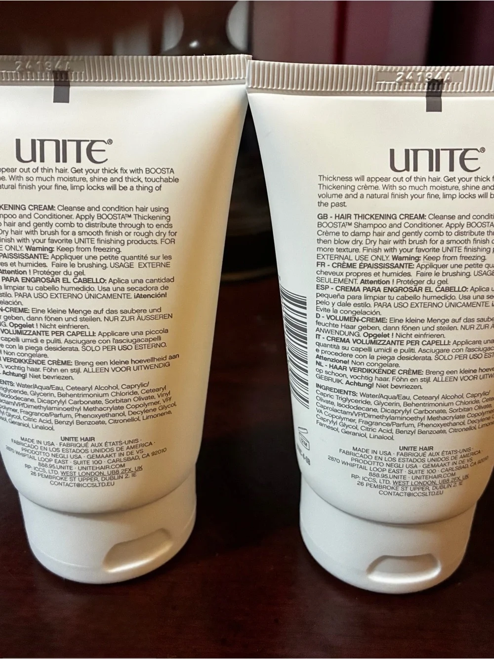 Unite Boosta Thickening Crème (2 Pack)